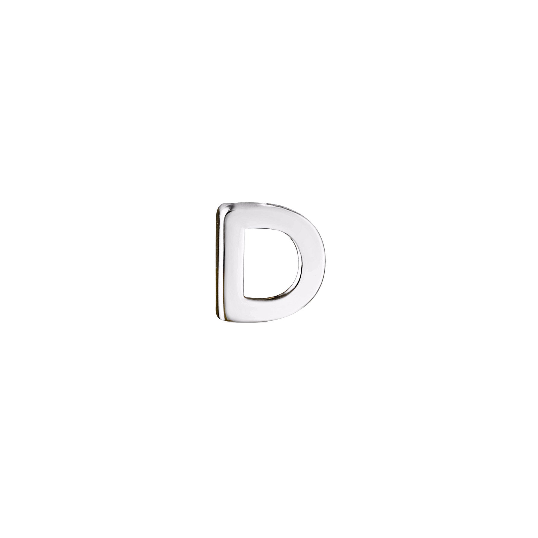 Micro Letter Stud Earring (Single)