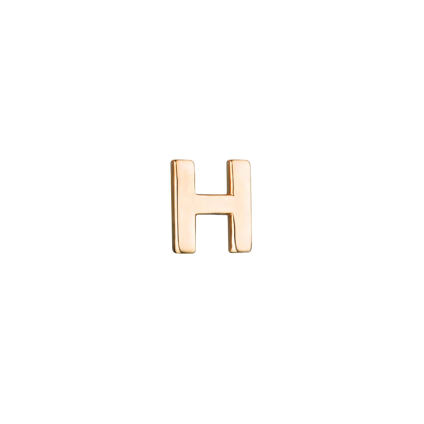 Micro Letter Stud Earring (Single)