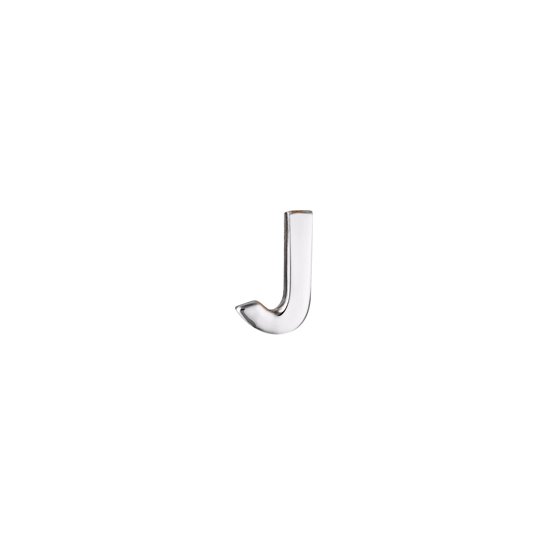 Micro Letter Stud Earring (Single)