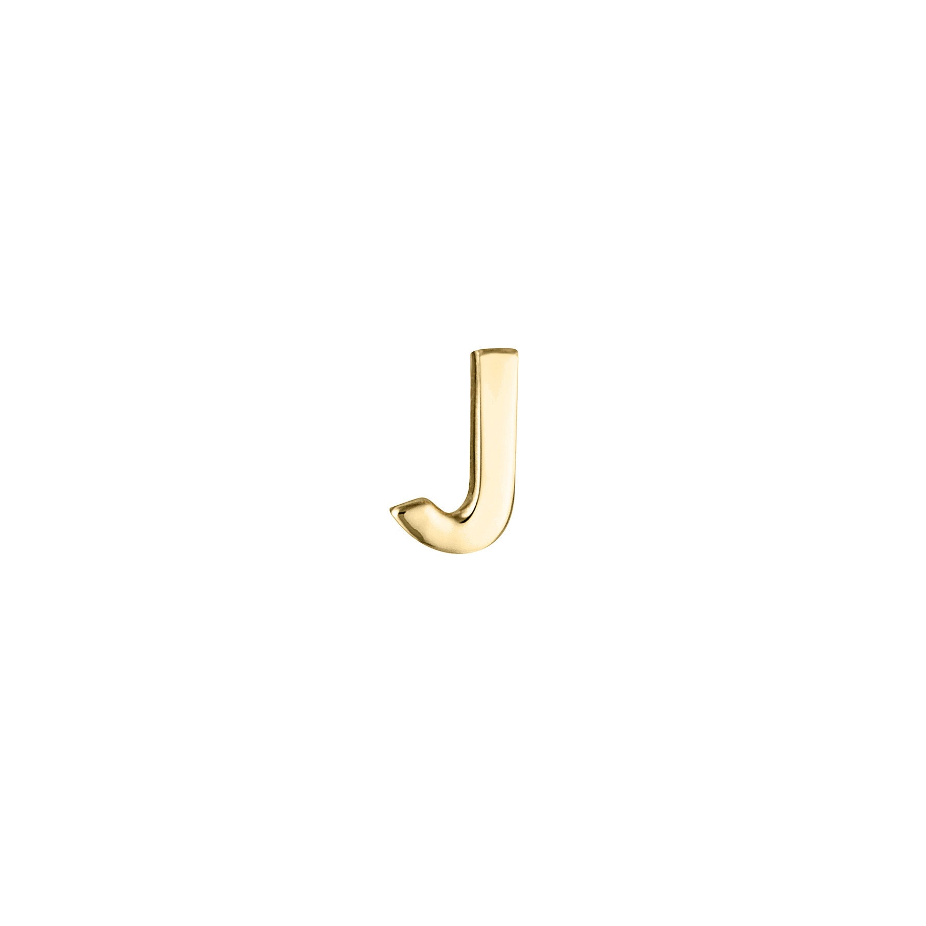 Micro Letter Stud Earring (Single)