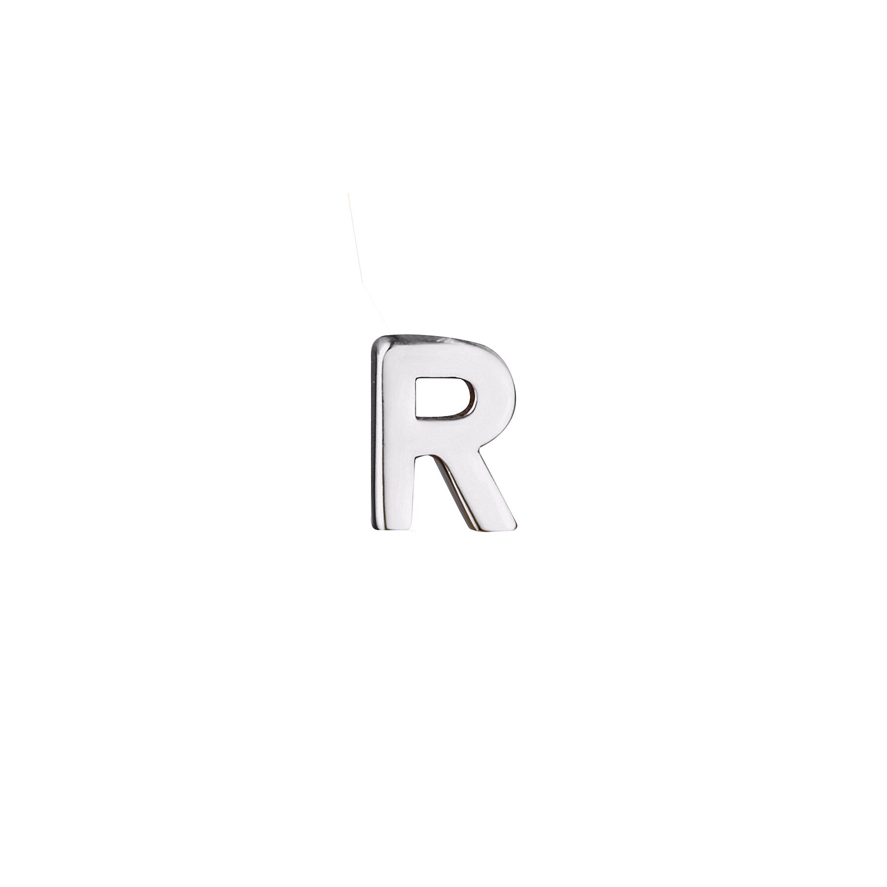Micro Letter Stud Earring (Single)