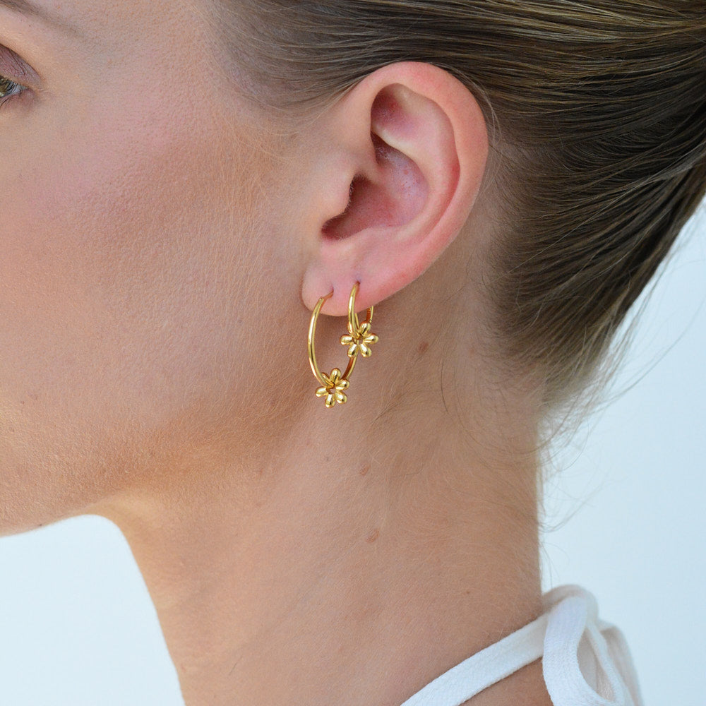 Daisy Willpower Hoop Earrings