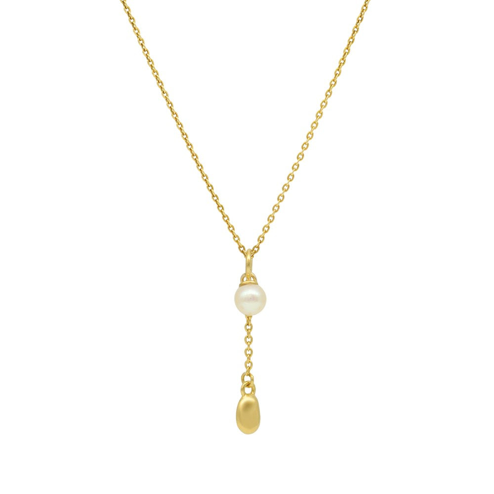 Lou Pearl Charm Necklace