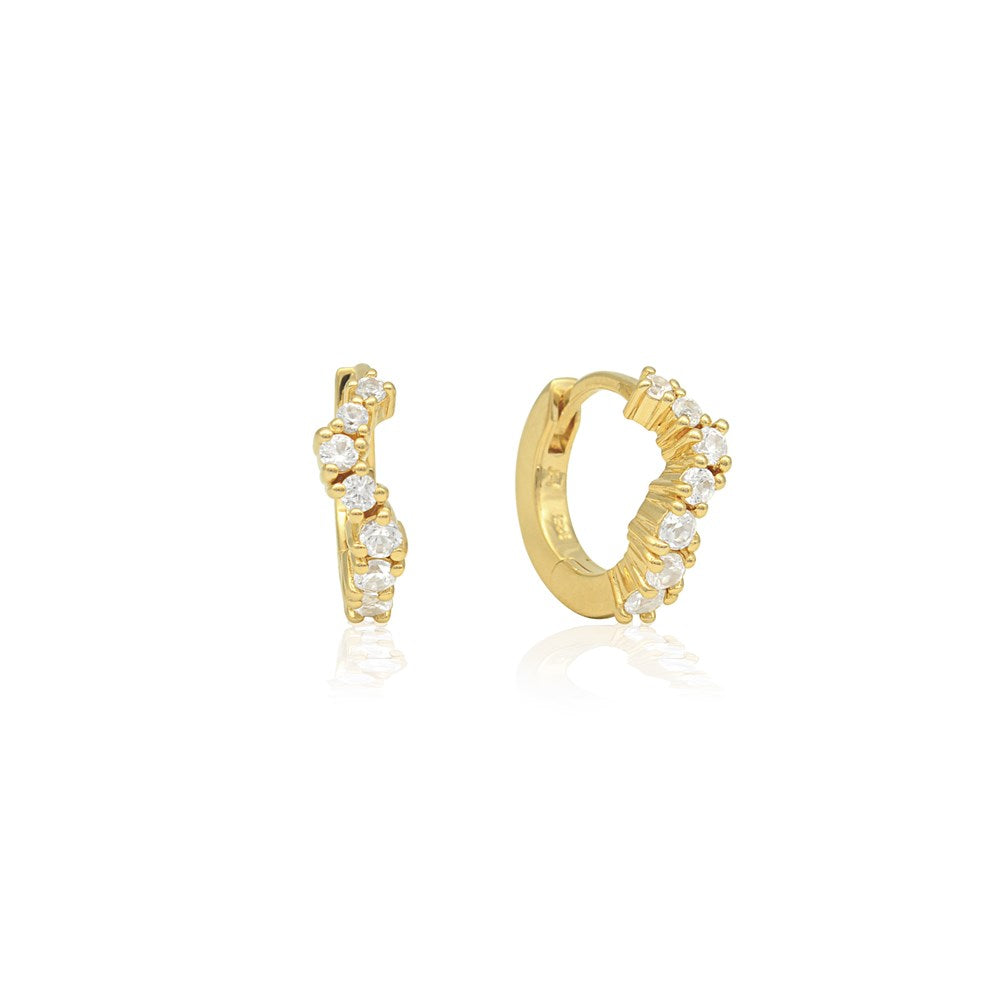 Ebb Huggie - Lab Grown Sapphire