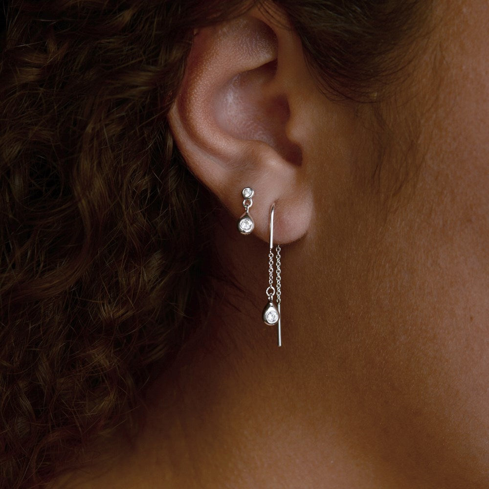 Aurora Drop Stud Earrings