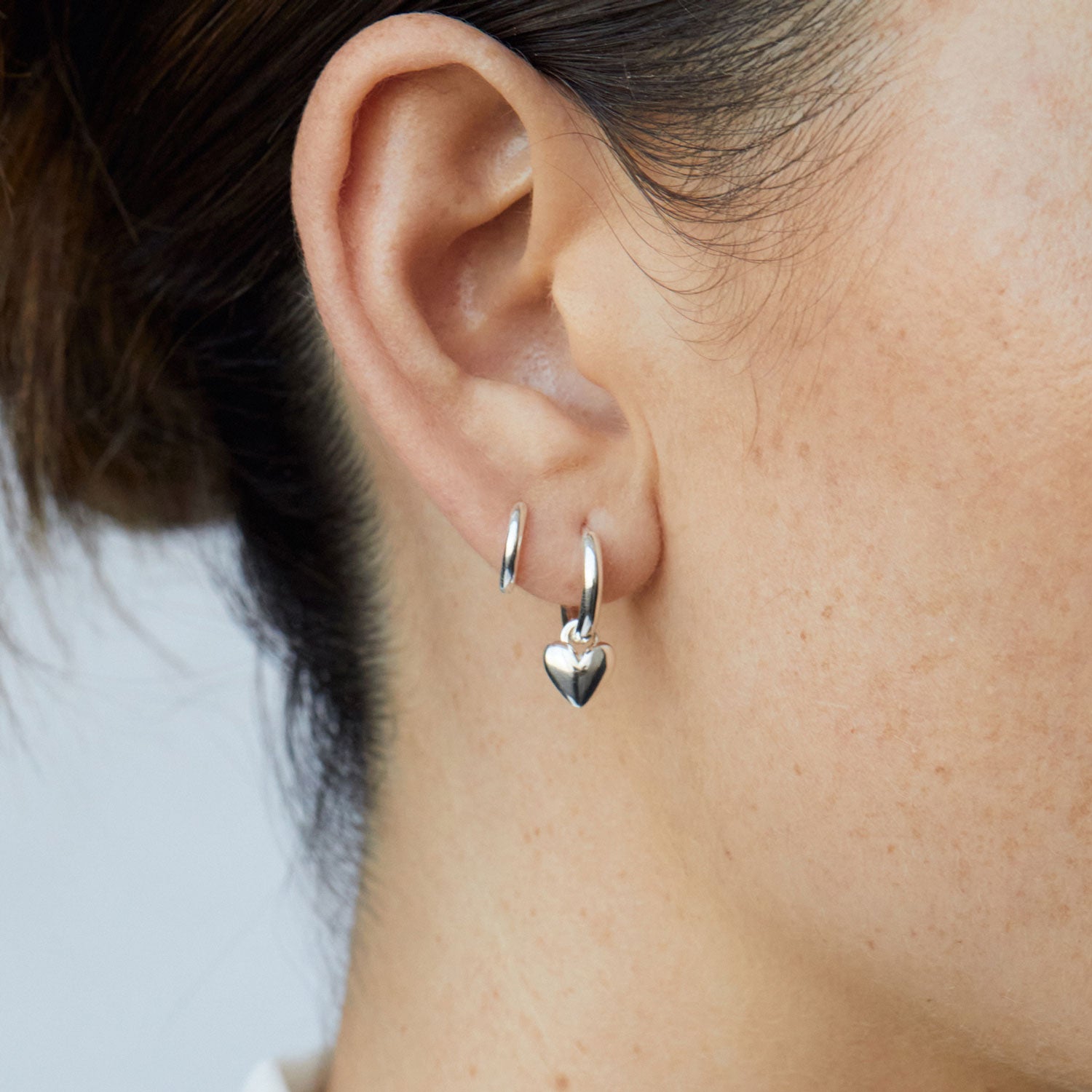 Amore Classic & Mini Huggie Earrings Bundle