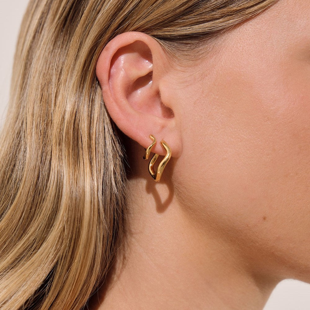 Cascade Hoop Earrings