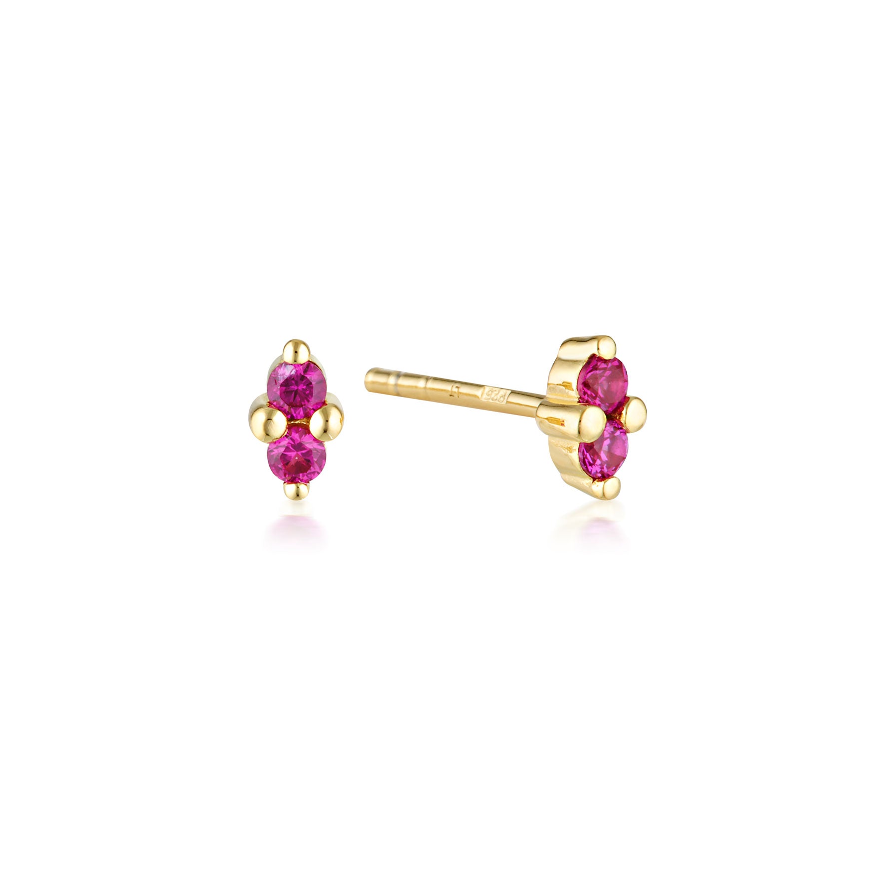 Birthstone Stud Earrings