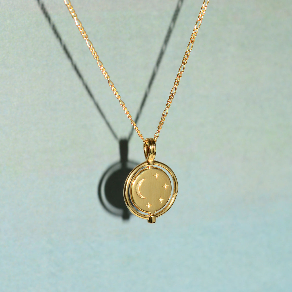 New Beginnings Amulet Necklace - Figaro Chain