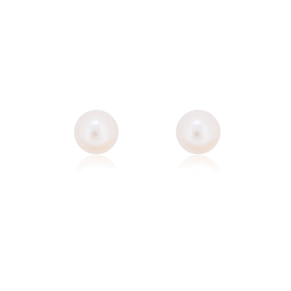 Linda Tahija - 6mm Pearl Stud Earrings