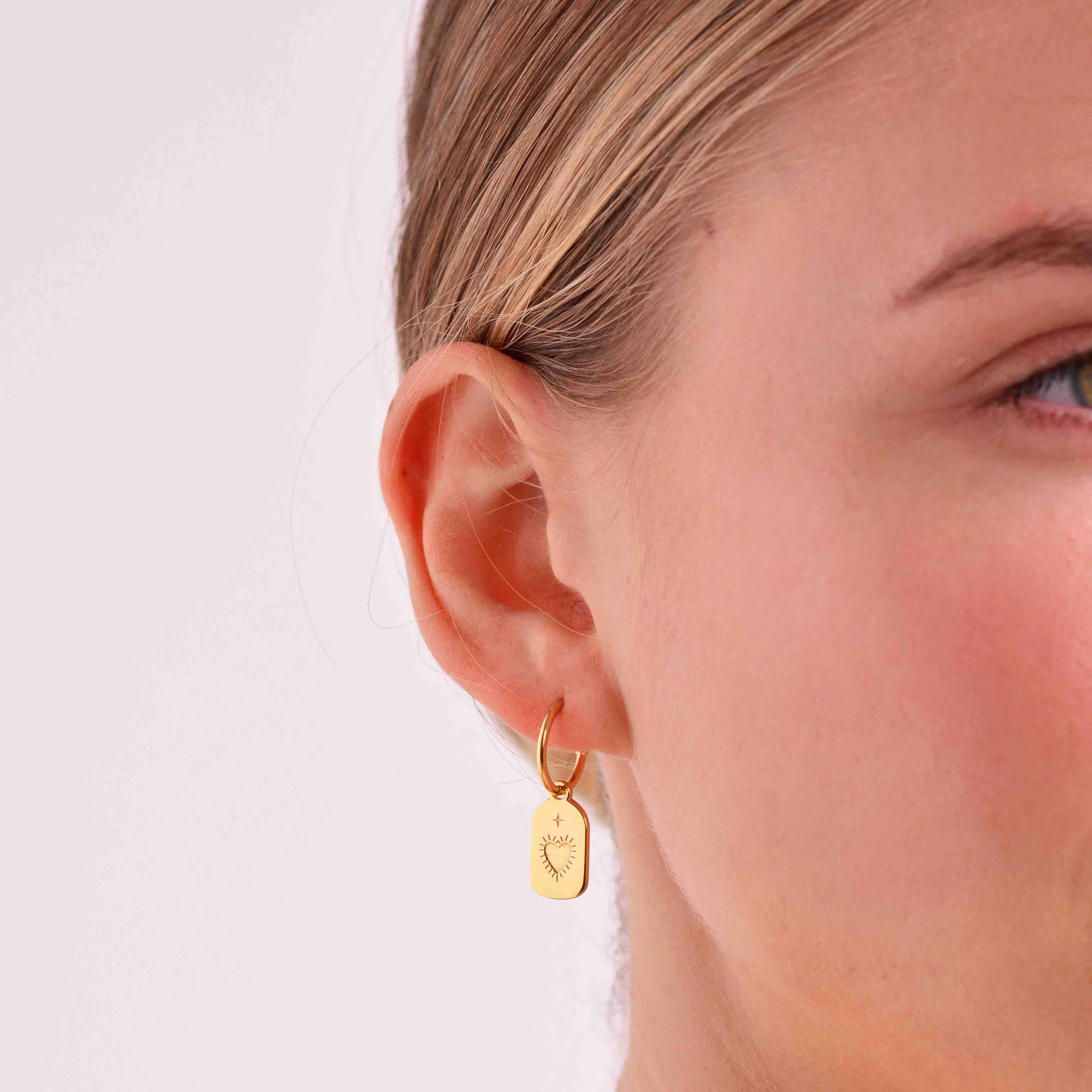 Love Amulet Charm Earrings