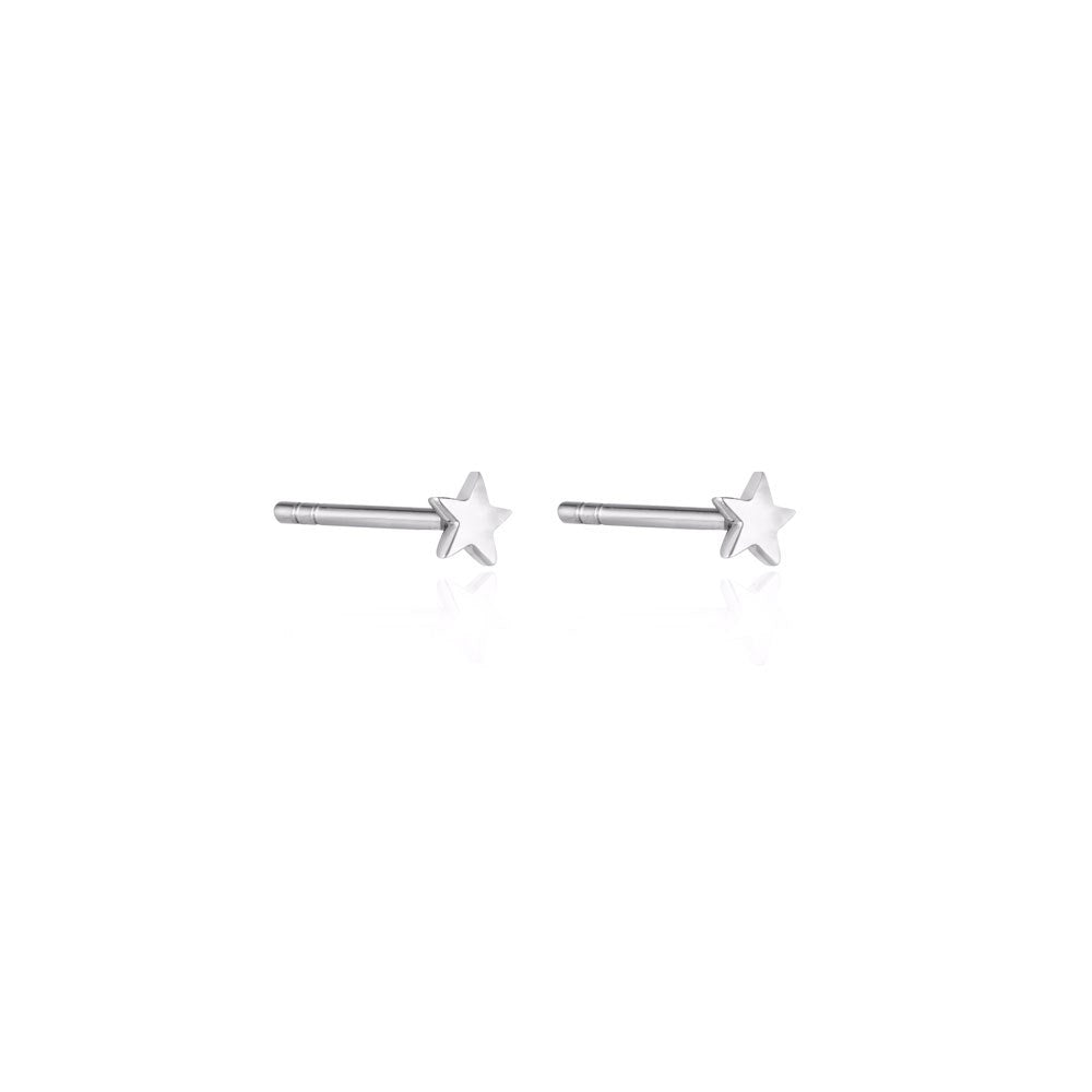Micro Star Stud Earrings - 9k