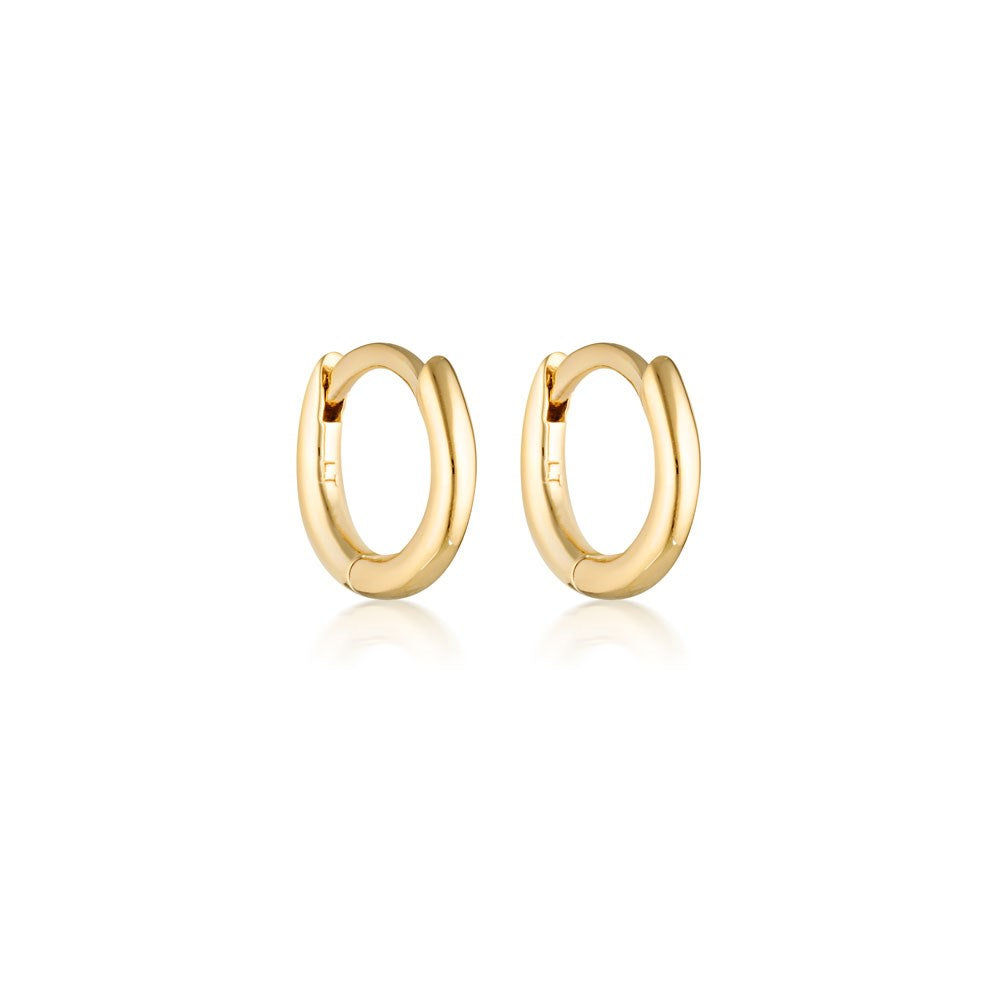 Mini Huggie Earrings - 9k Solid Gold