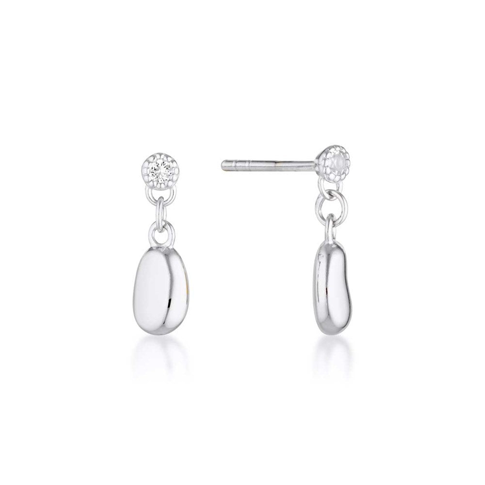 Alga Earrings - White Topaz