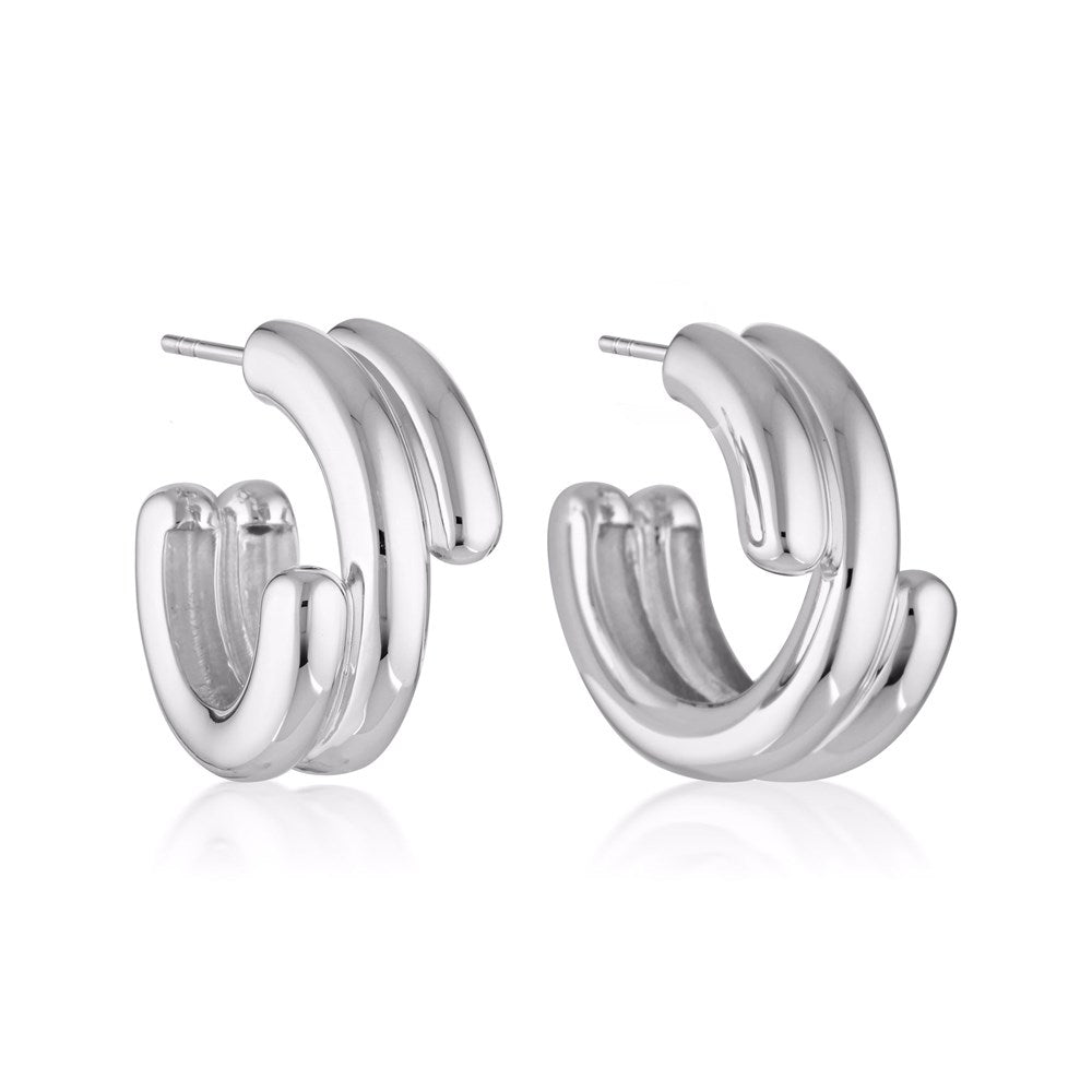 Coil Hoop Earrings
