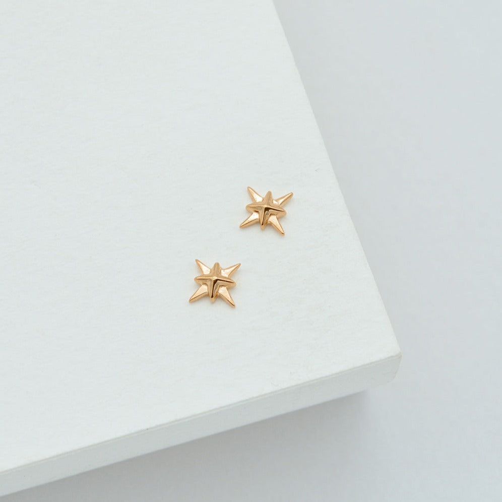 North Star Stud Earrings