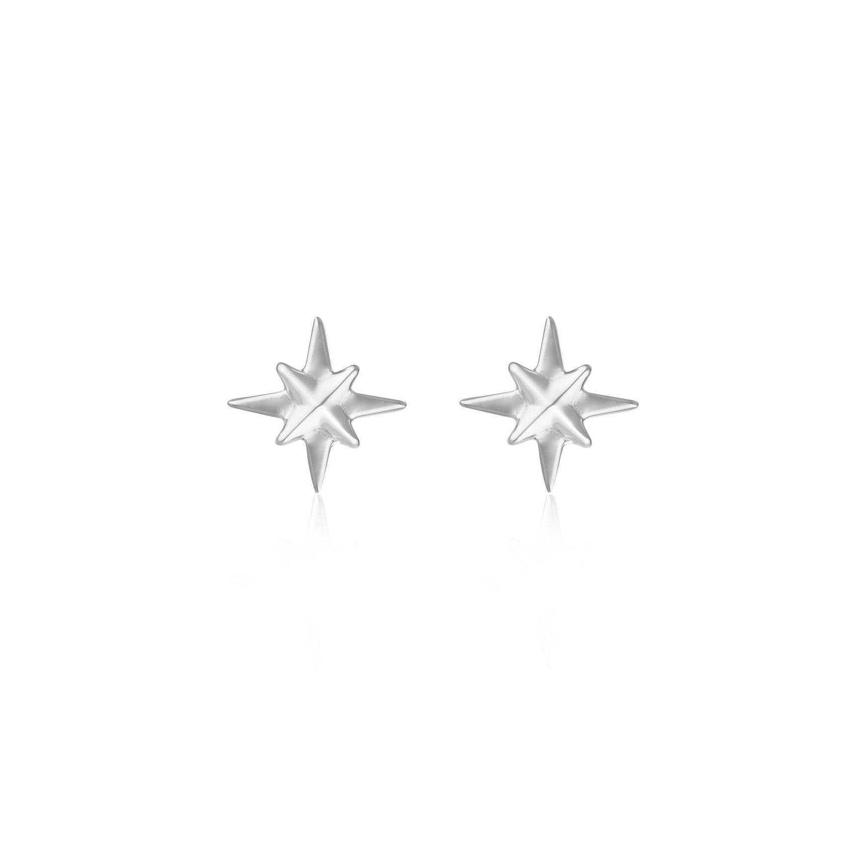 North Star Stud Earrings