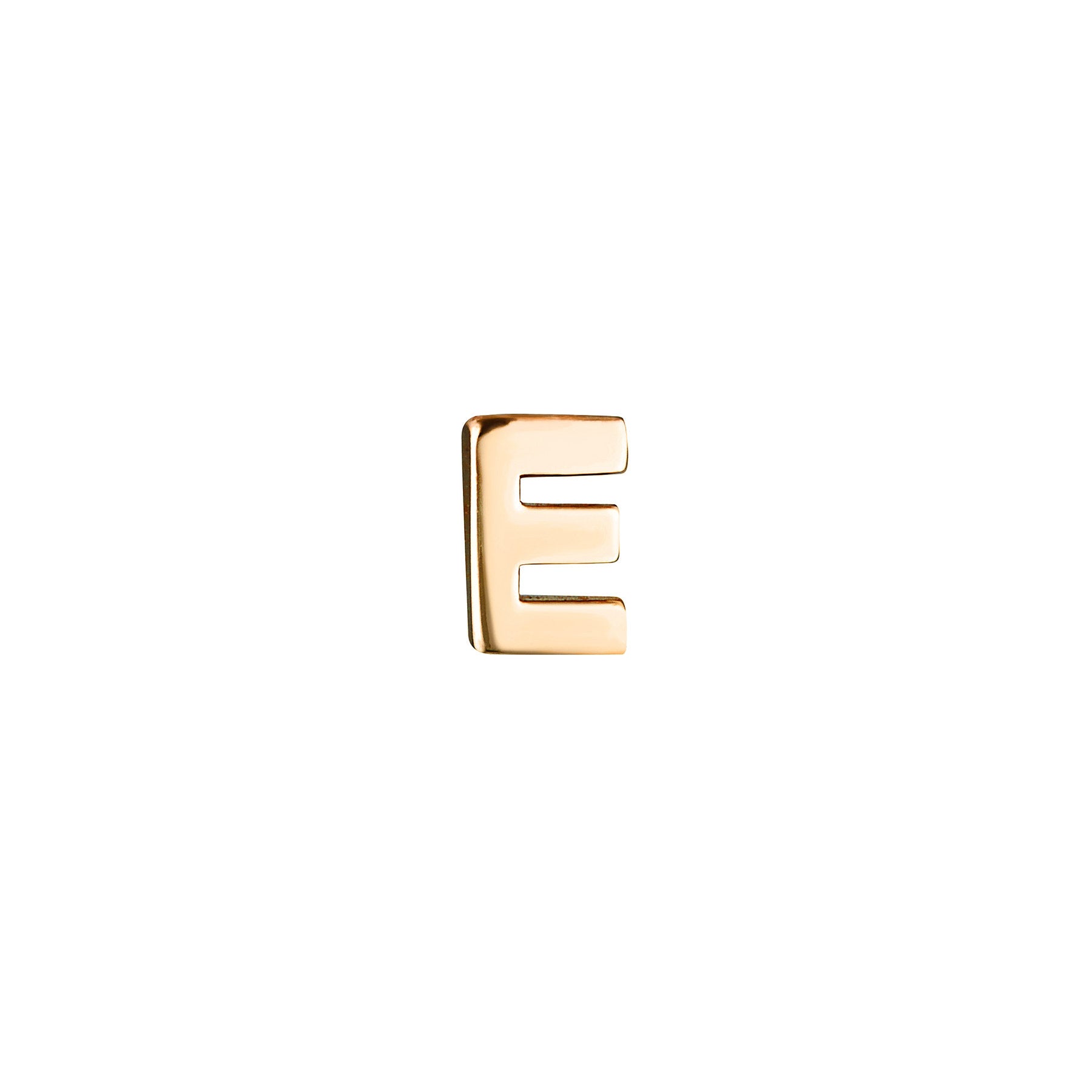 Micro Letter Stud Earring (Single)