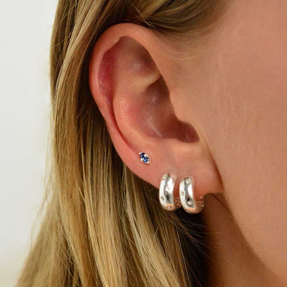 Birthstone Stud Earrings