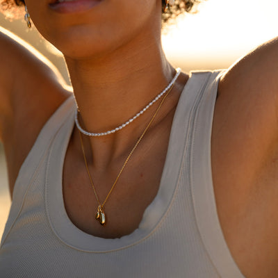 Coastal Pearl Necklace