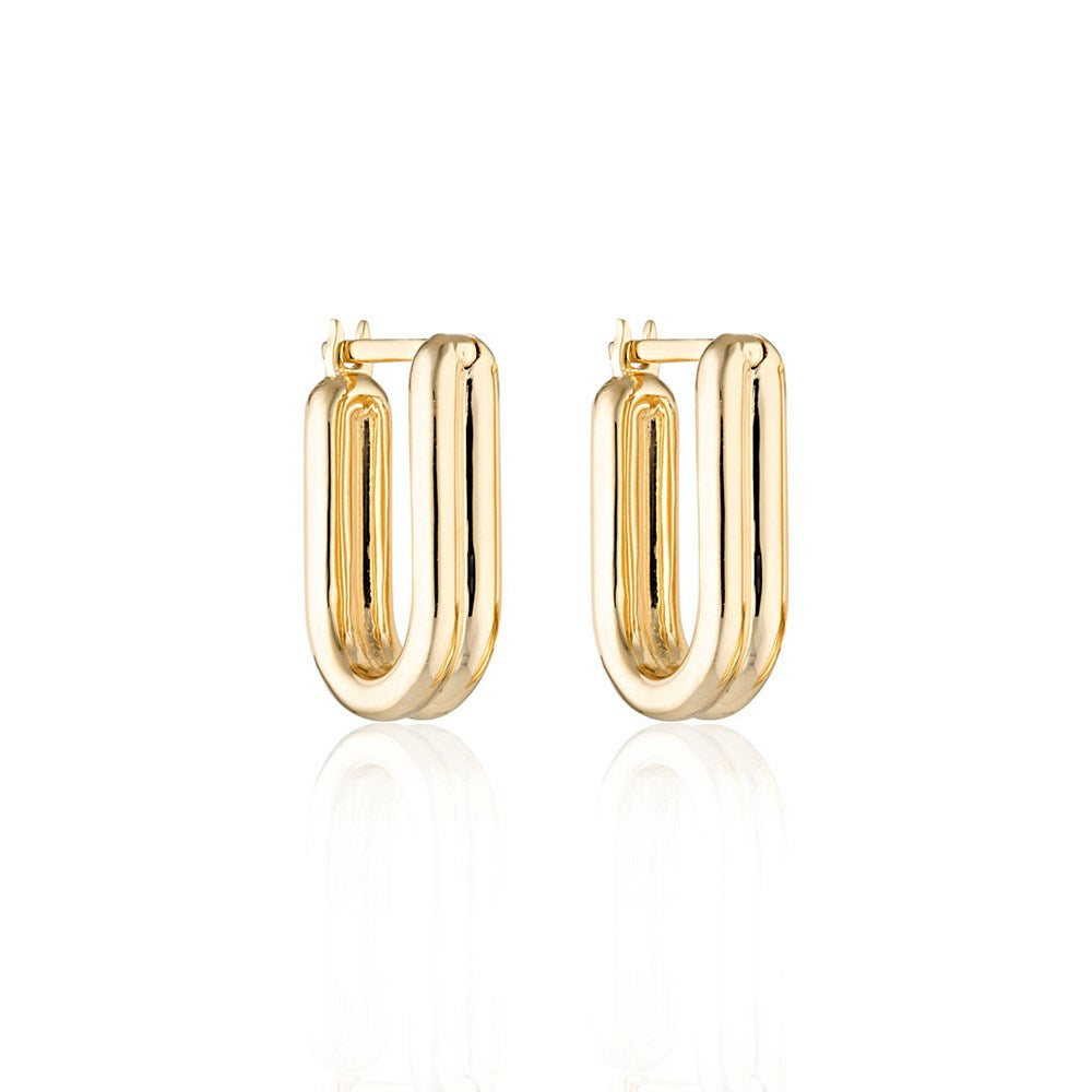 Twofold Hoop Earrings