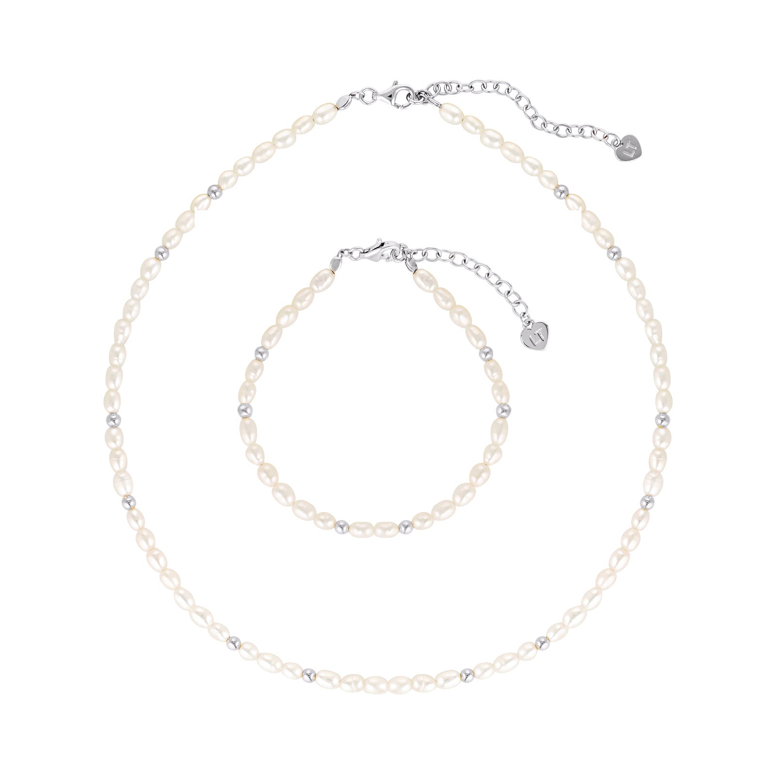 Tidal Pearl Bracelet & Necklace Bundle