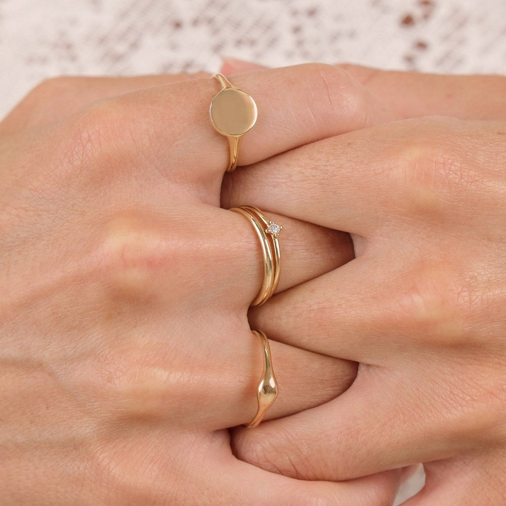 Signet Ring - 9k Solid Gold