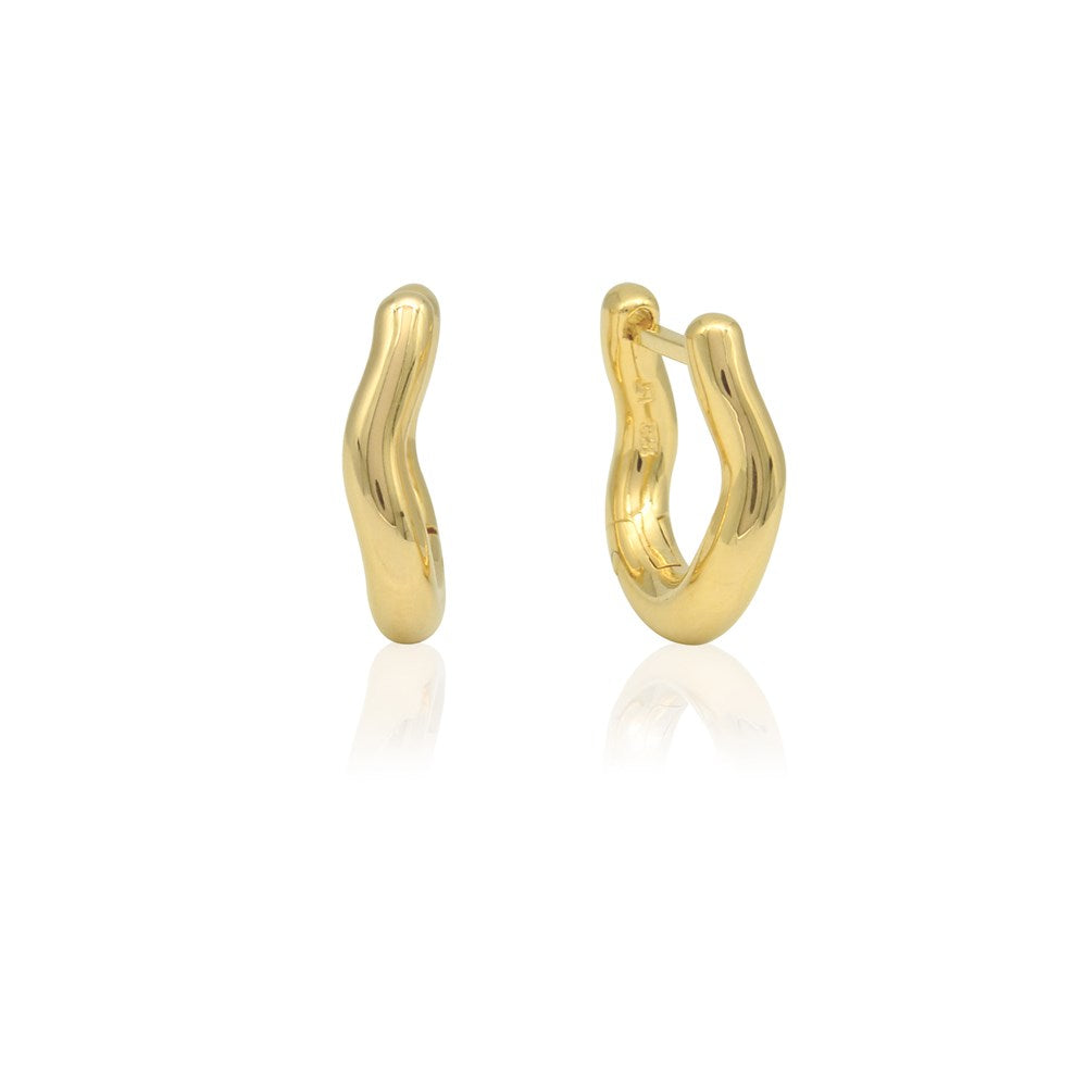 Curve Huggie Earrings