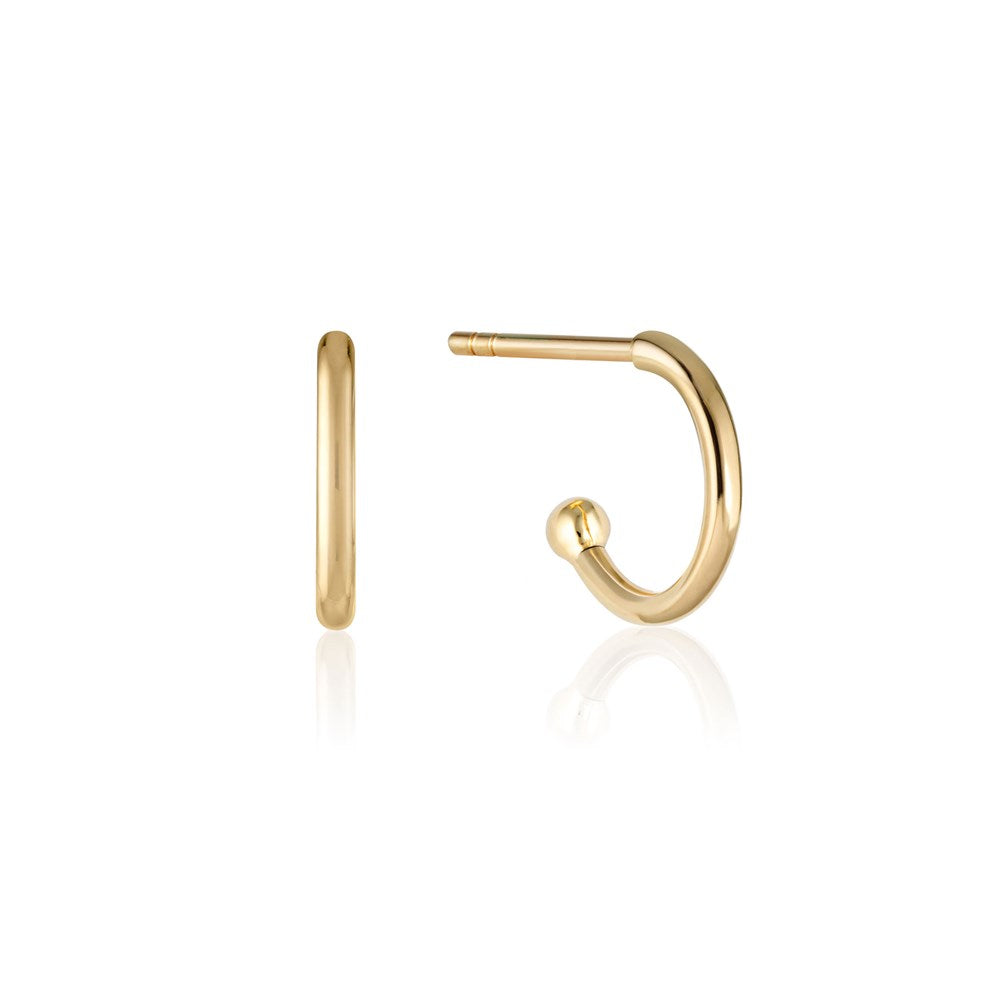 Sia Hoop Earrings - 9k Solid Gold