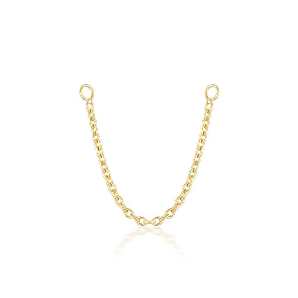 Earring Chain (single) - 9k Solid Gold