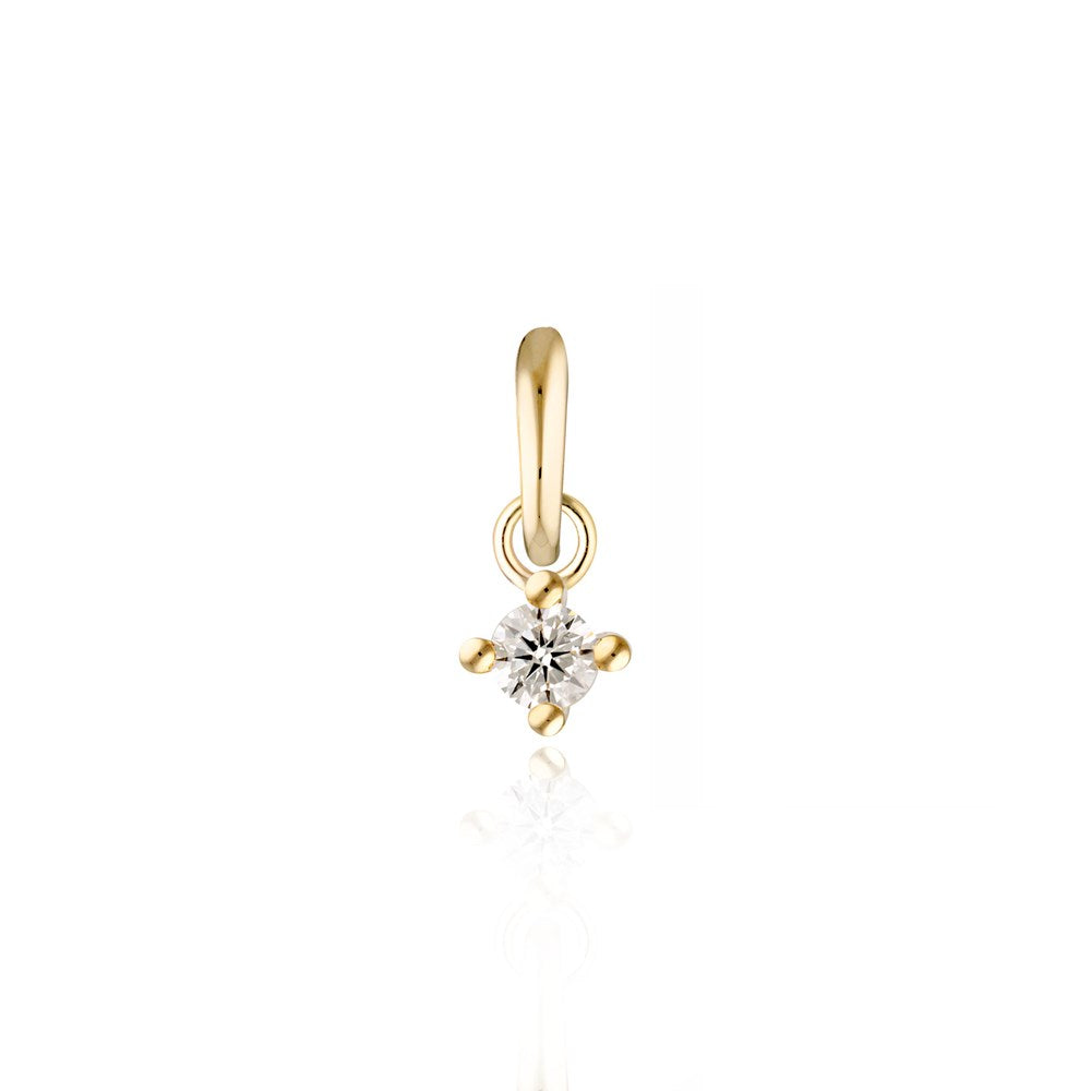 Bella Diamond Charm - 9k Gold