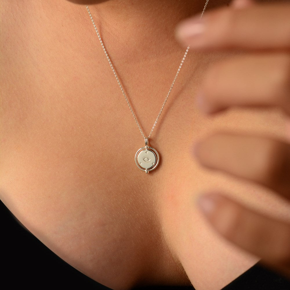 Protection Amulet Necklace - Cable Chain