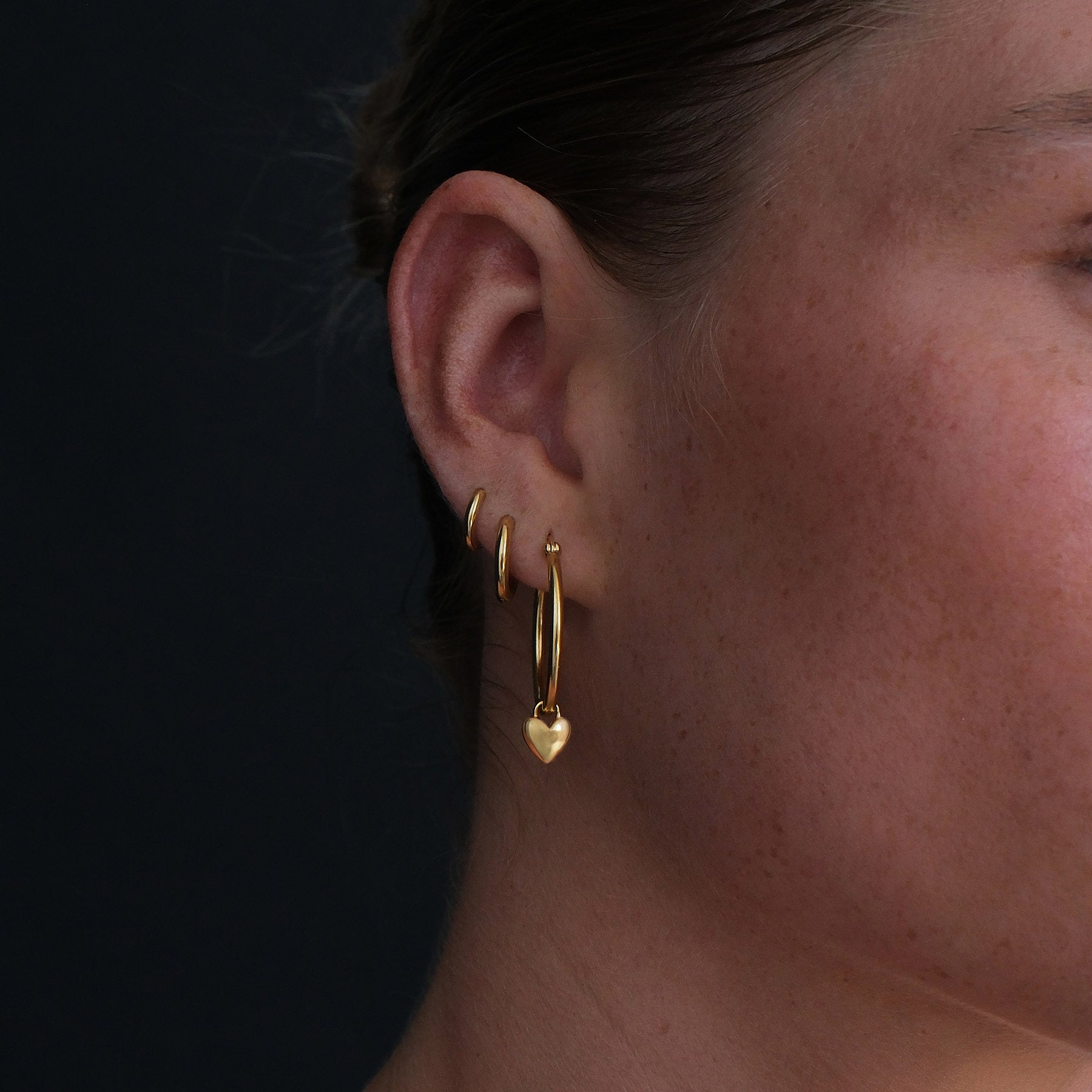 Amore Foundation Hoop Earrings