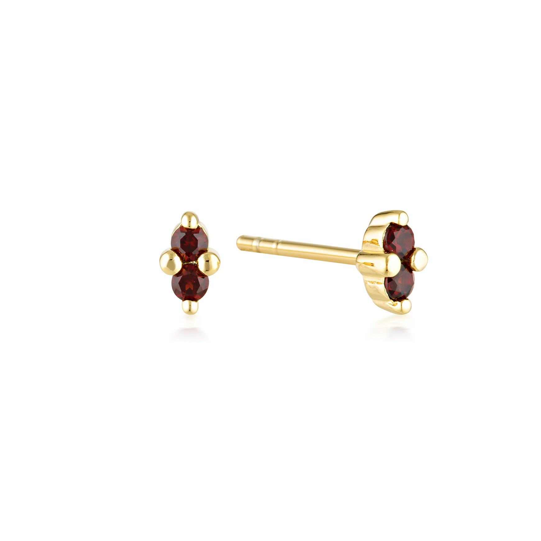 Birthstone Stud Earrings