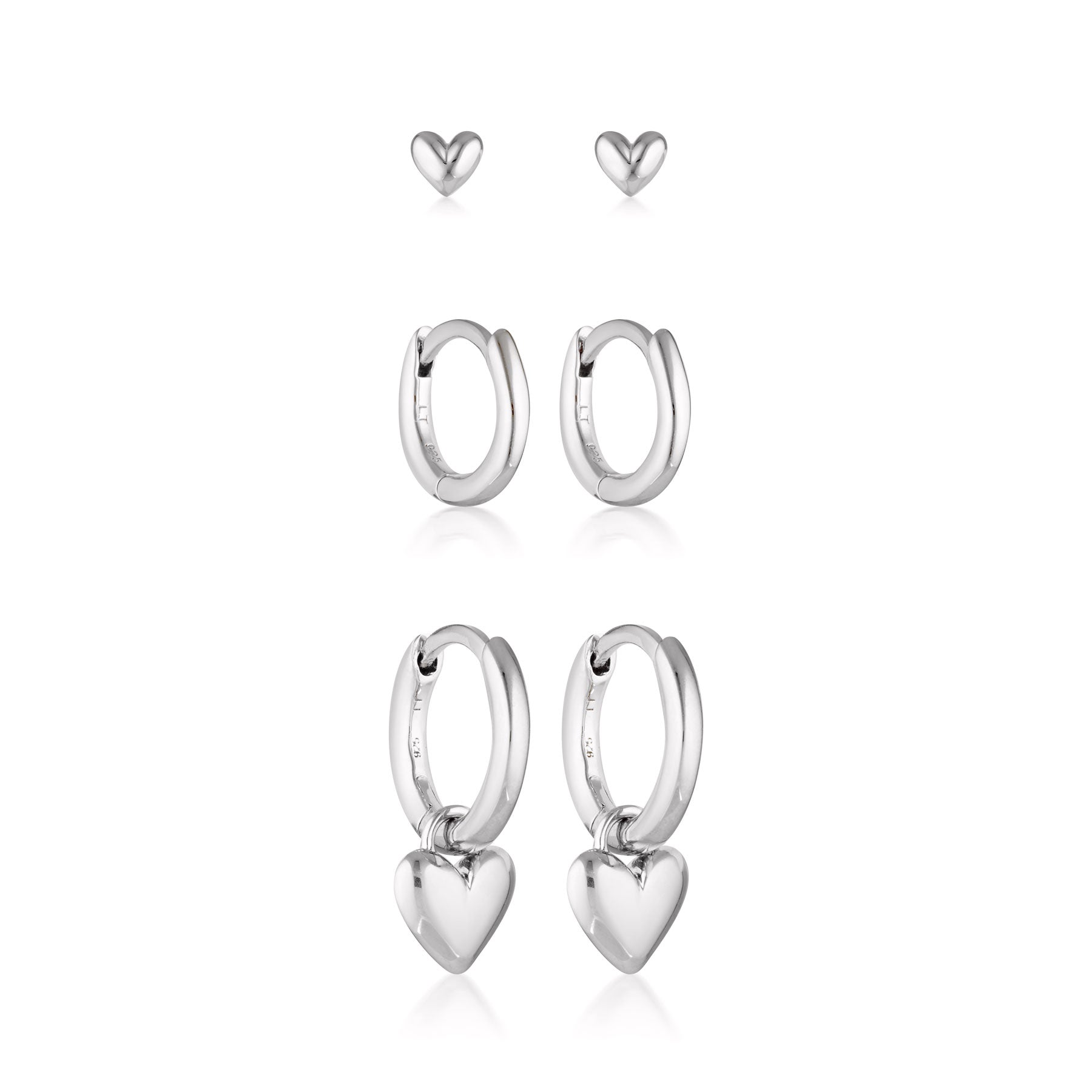 Amore Classic, Mini & Stud Earrings Bundle