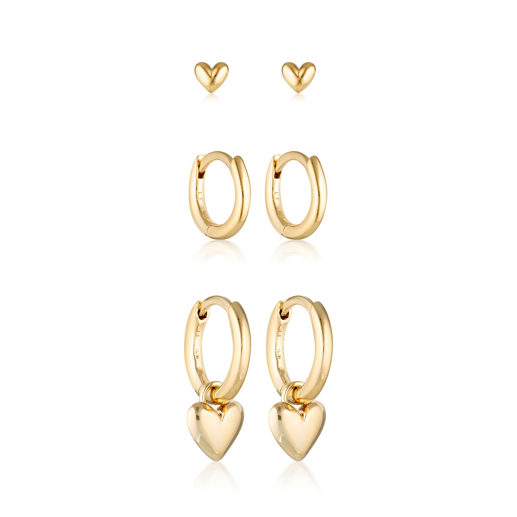 Amore Classic, Mini & Stud Earrings Bundle