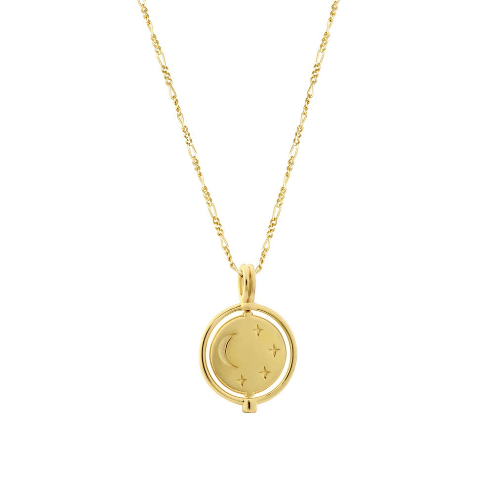 New Beginnings Amulet Necklace - Figaro Chain