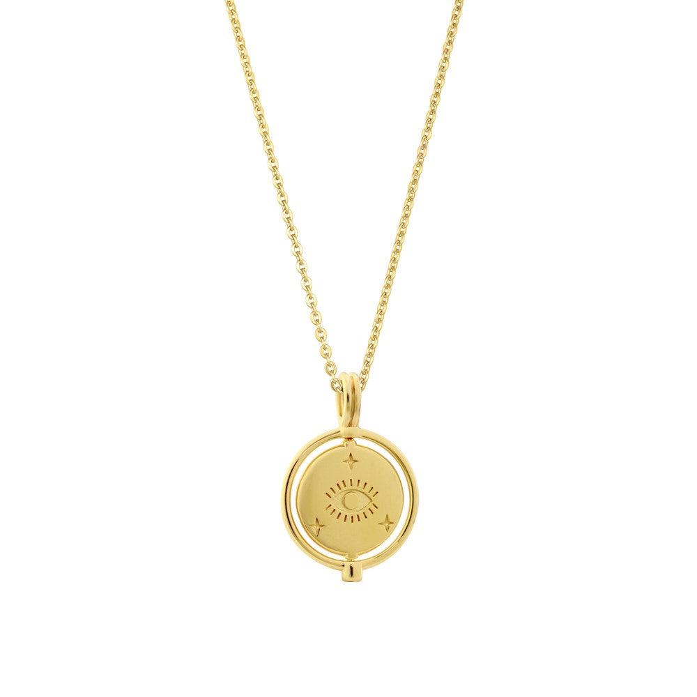 Protection Amulet Necklace - Cable Chain