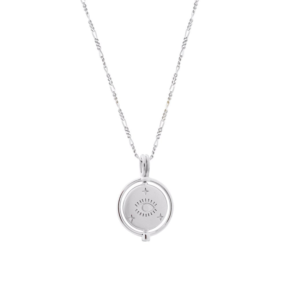 Protection Amulet Necklace - Figaro Chain