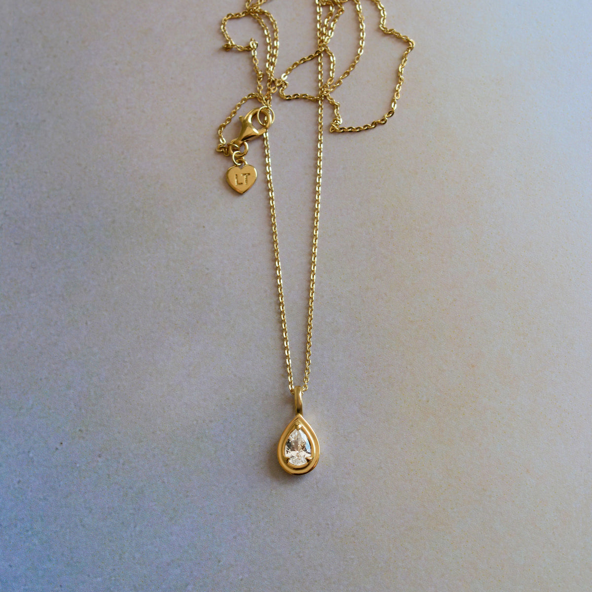 Reverie Cable Necklace - Lab-Grown White Sapphire