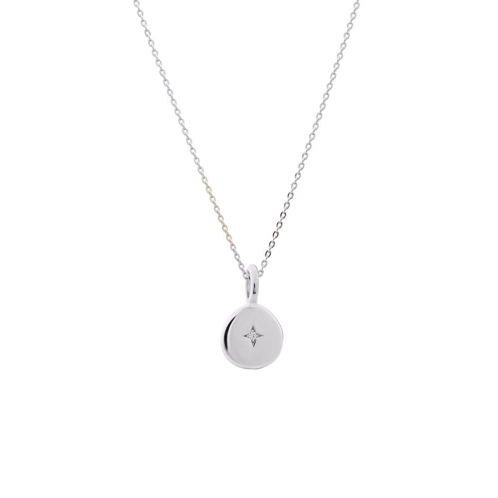 Sana Fine Necklace - Lab-Grown White Sapphire