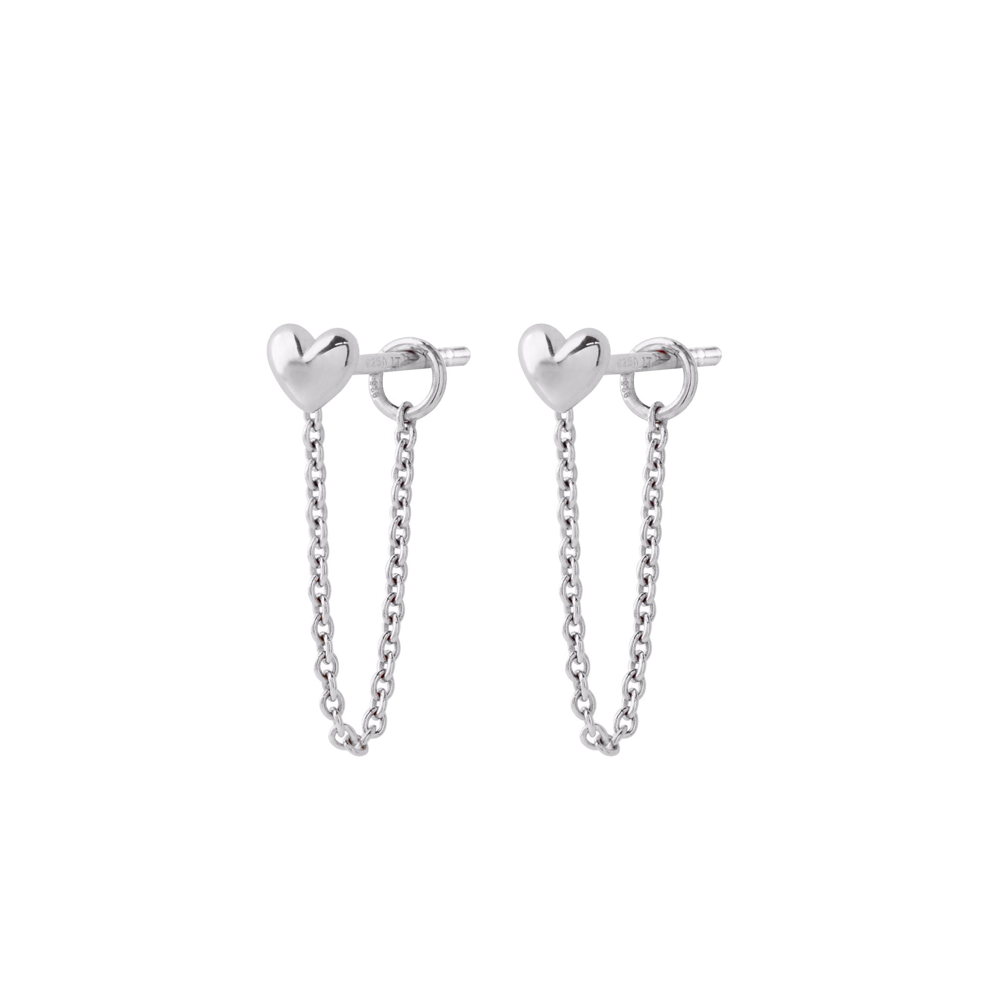 Amore Chain Stud Earrings