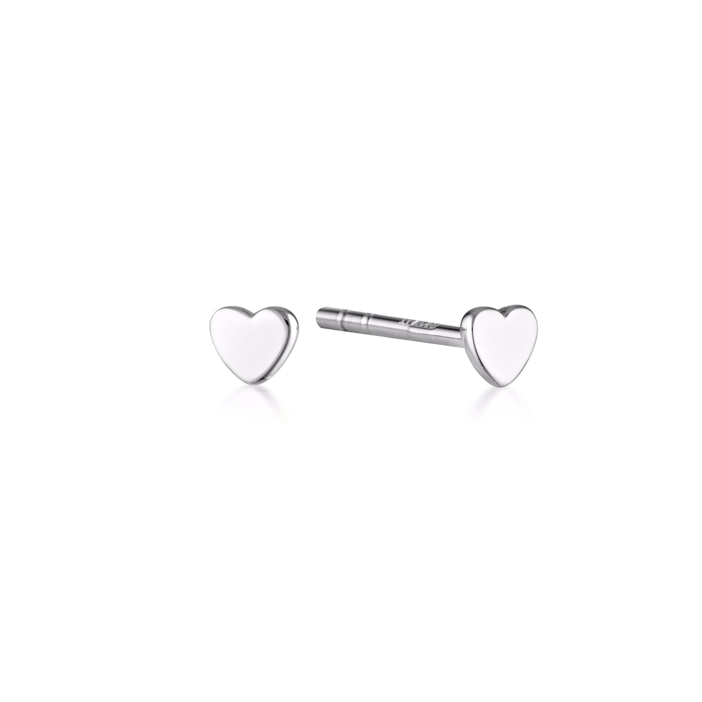 Micro Heart Stud Earrings