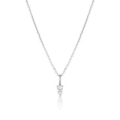 Birthstone Binary Gemstone Necklace