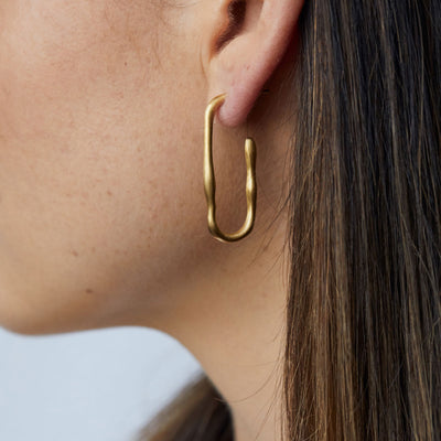 Liana Max Earrings Gold Campaign