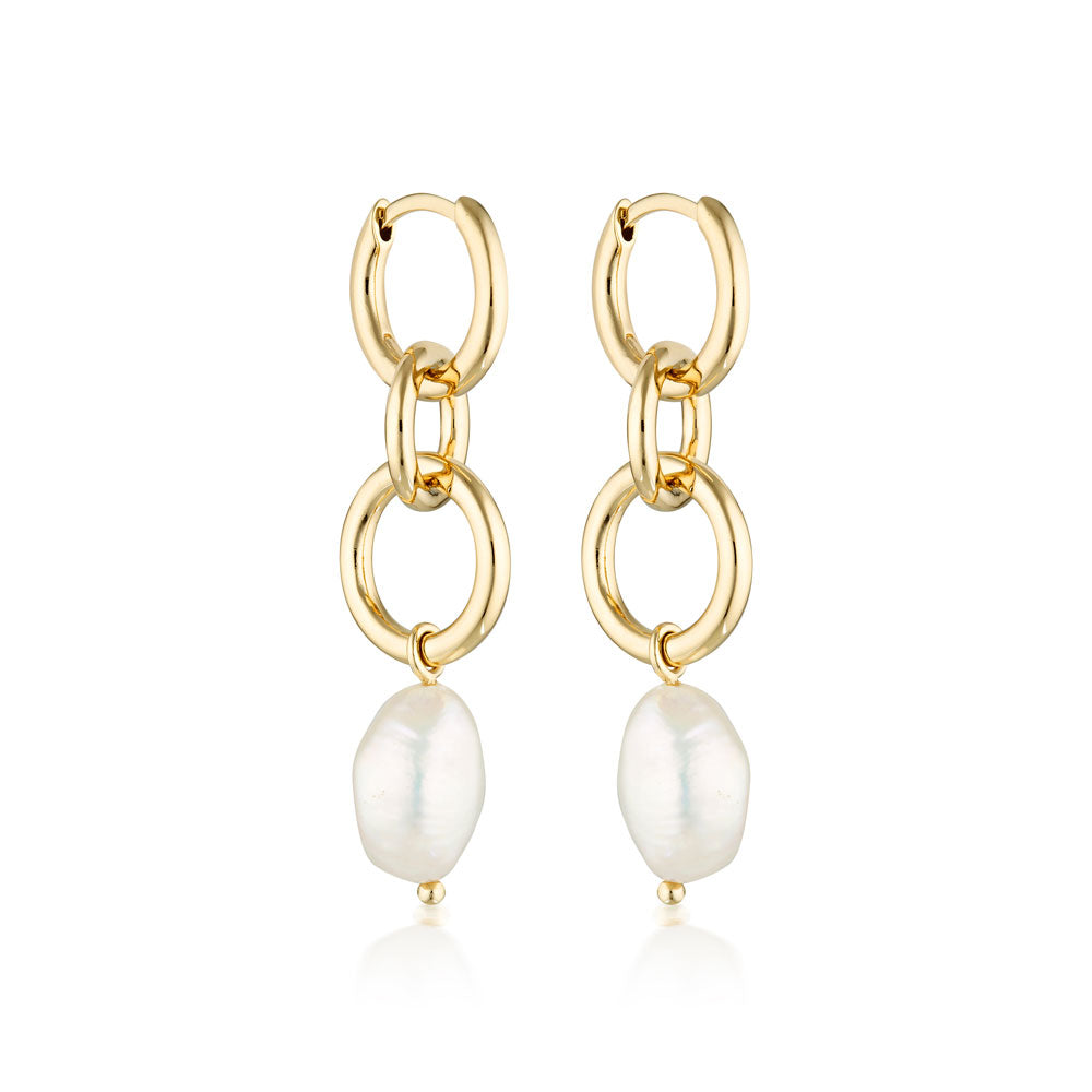 Kindred Link Baroque Pearl Earrings