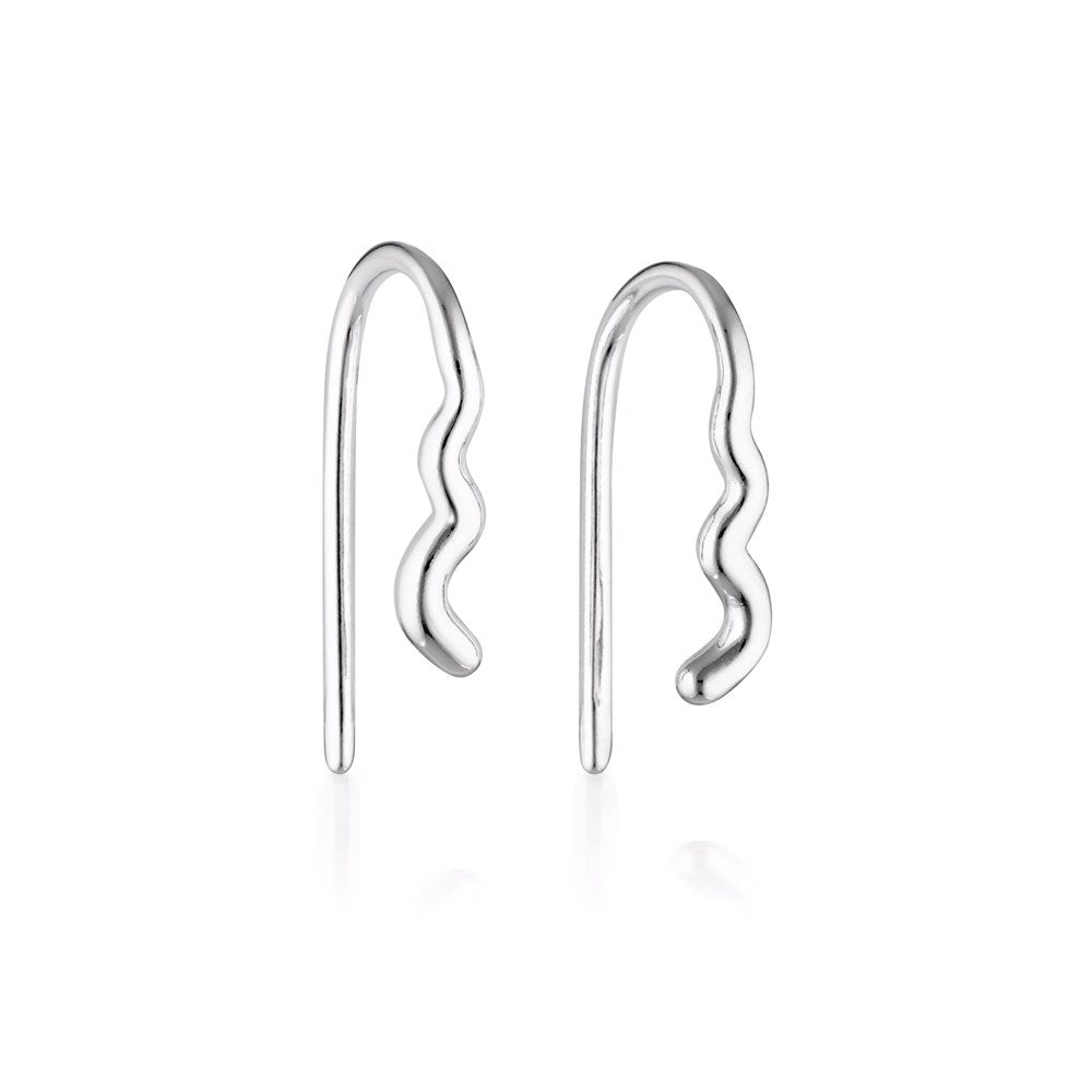 Wave Hook Earrings